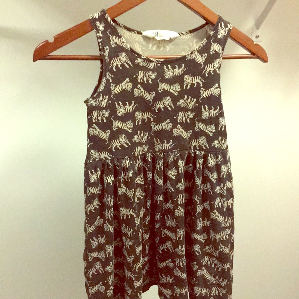 H&M girls tiger dress